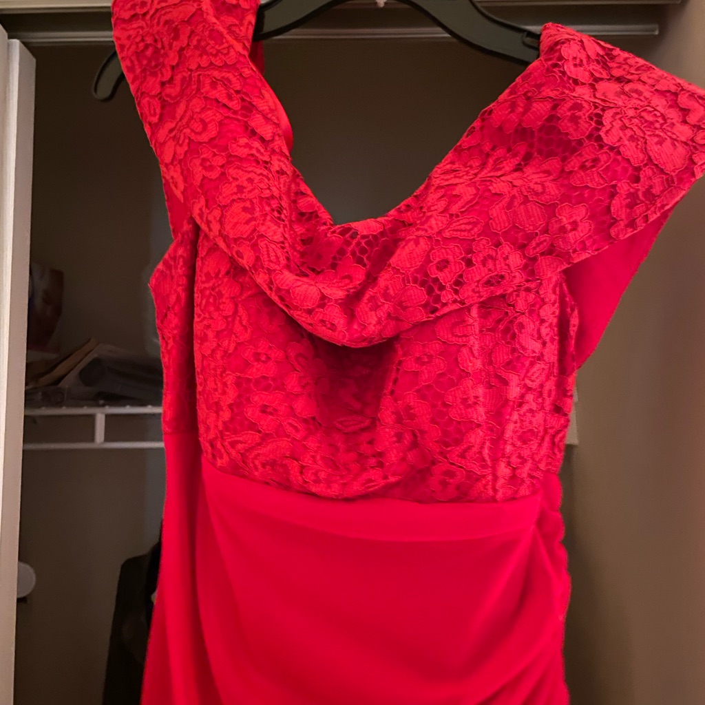 Red Long Dress - Size 8
